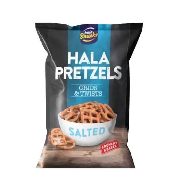 Hala Pretzels Grids & Twists Salted 30g