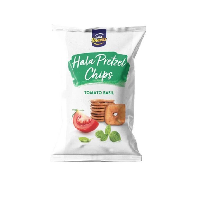 Hala Pretzels chips Tomato & Basil 30g