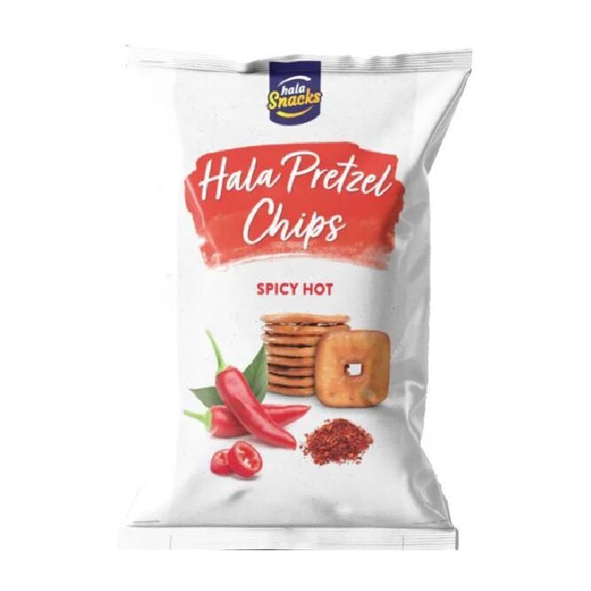 Hala Pretzels chips Spicy Hot 30g